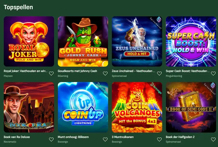 BetSixty Casino games