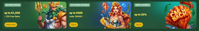 BetSixty Casino welcome bonus